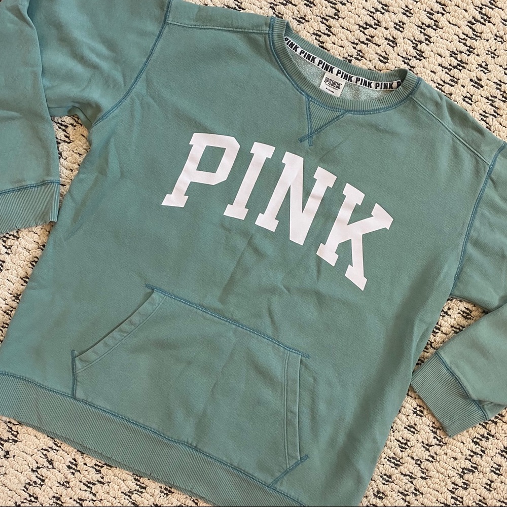 Victoria’s Secret PINK Mint Crewneck Sweatshirt M